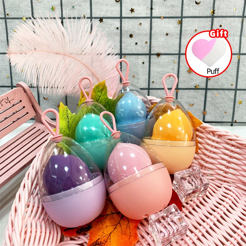 [READY STOCK] 5 Colors Beauty Blender Gourd Shape Makeup Sponge