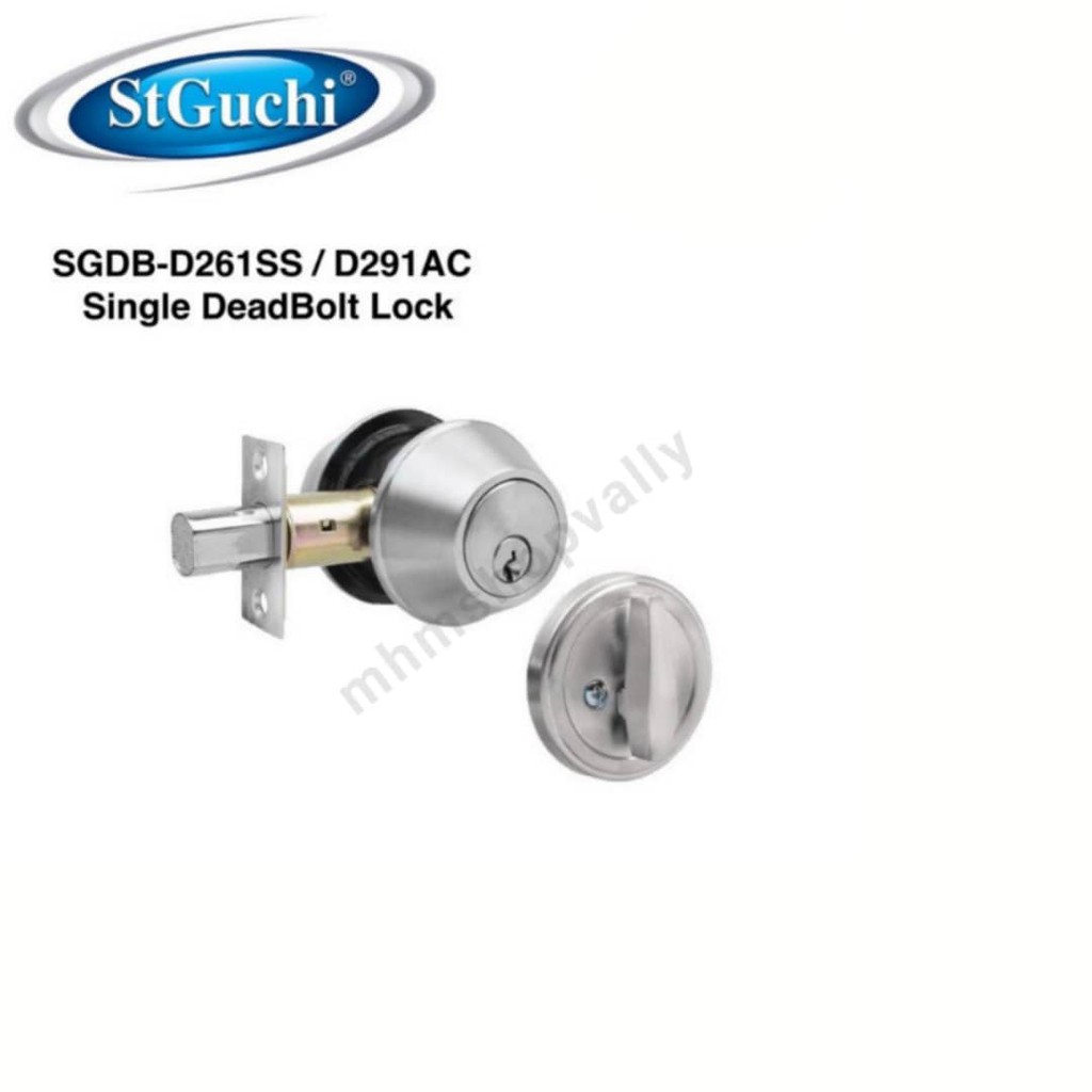 ST GUCHI SGDB-D291AC & D261SS Single DeadBolt Lock