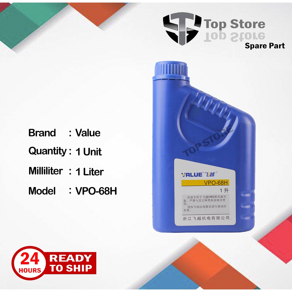 Value VPO-68H Vacuum Pump Oil 1Liter | Shopee Malaysia