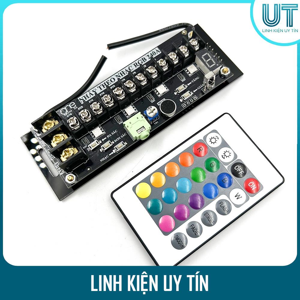 7-color RGB LED Control Circuit Flashing to Music 240A - Genuine ...