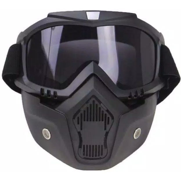 Bogo Retro Helmet +Goggle mask Fullface mask Trail Motocross Men Women