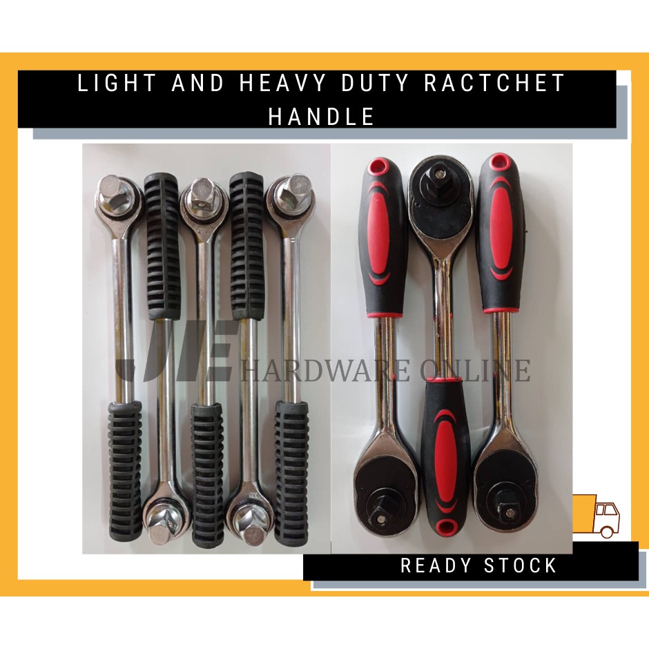 1/2'' LIGHT OR HEAVY RACTCHET HANDLE 轻型或者重型棘轮扳手 | Shopee Malaysia