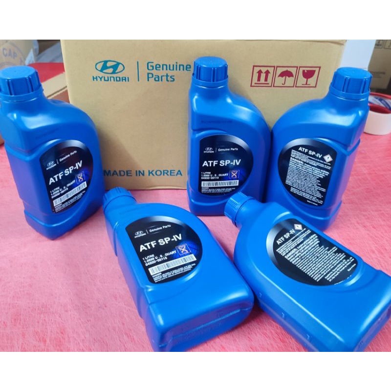 Original Genuine Parts Hyundai ATF SP-IV SP4 (6 Speed) Gear Oil 1Litre ...