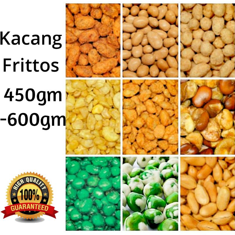 Frittos Kacang Pelbagai Kacang Shang Tong 山东豆 Kacang Ikan Kulit