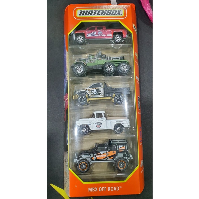 Matchbox Mbx Off Road 5 Pack 2014 Chevy Silverado 1500 Road Mauler