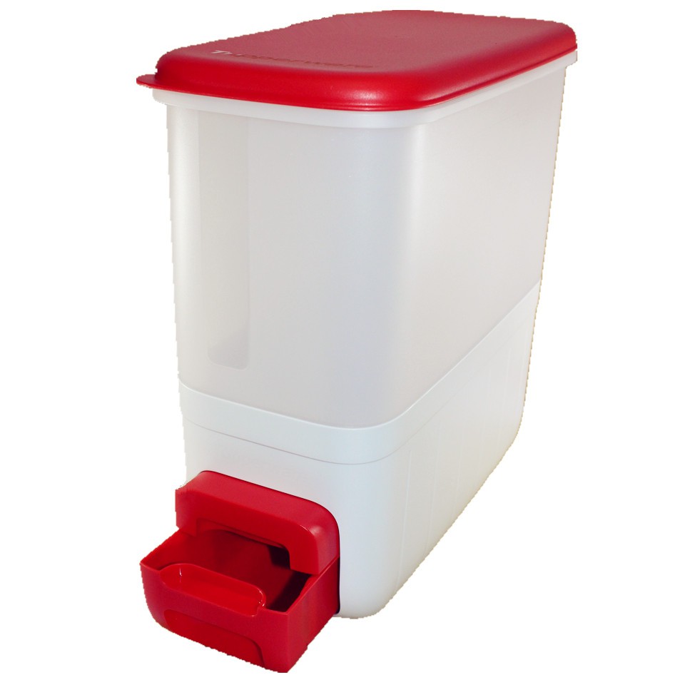 TUPPERWARE RED RISE DISPENSER RICE SMART 10KG (1 pc) | Shopee Malaysia