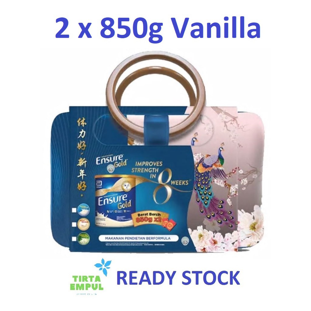 Ensure Gold Vanilla Flavor Ensure 1200g. New look. Pack 3 bags