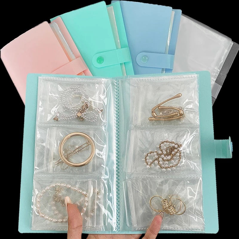 Jewelry Organizer Book Ring Earrings Necklace Bracelet Organizer Storage Bag Packaging Display