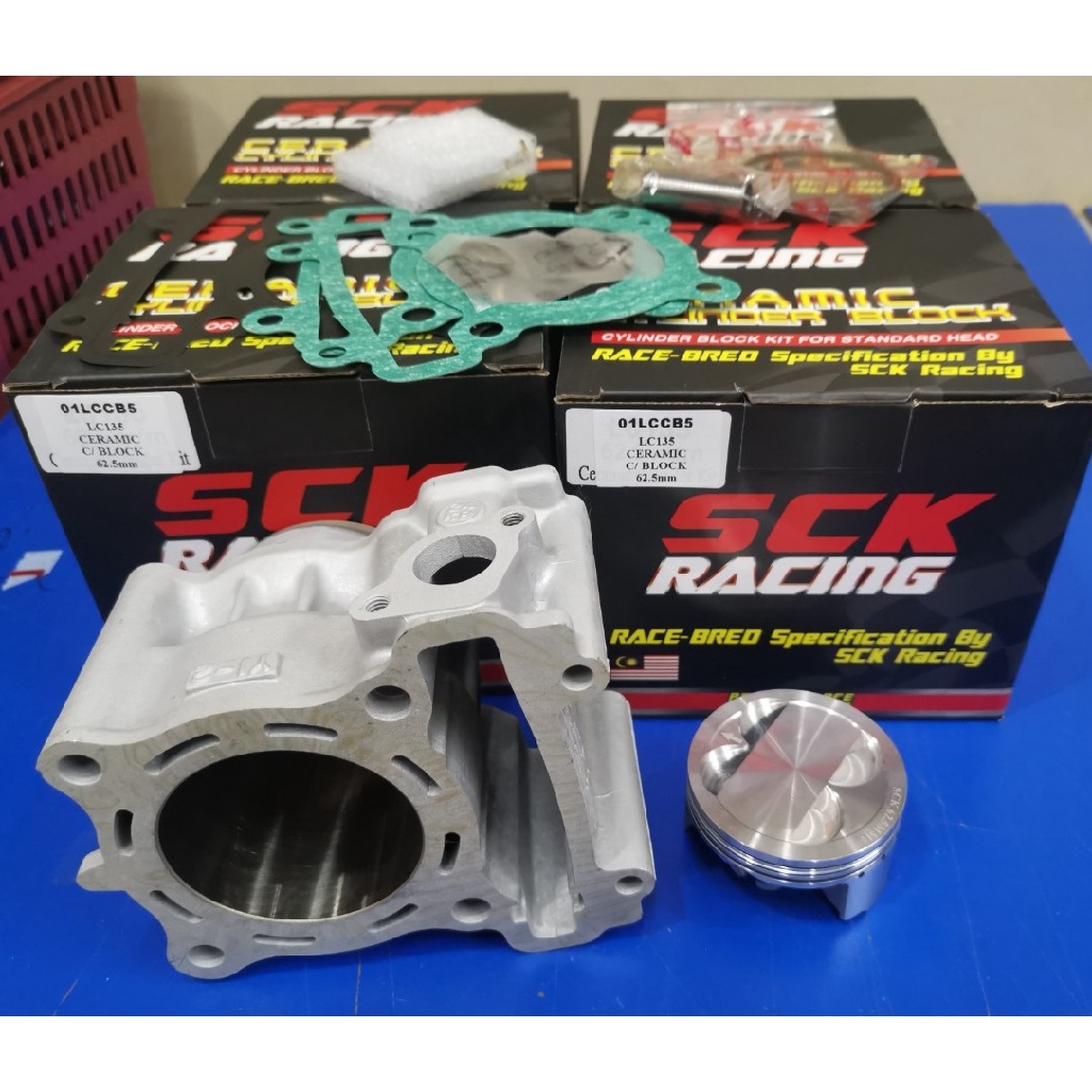 SCK RACING LC135 62.5mm Ceramic Block Kit Set | Shopee Malaysia