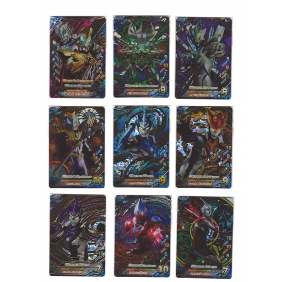 Ultraman Fusion Fight B2-001/B2-002/B2-003 (Free Collection Album ...