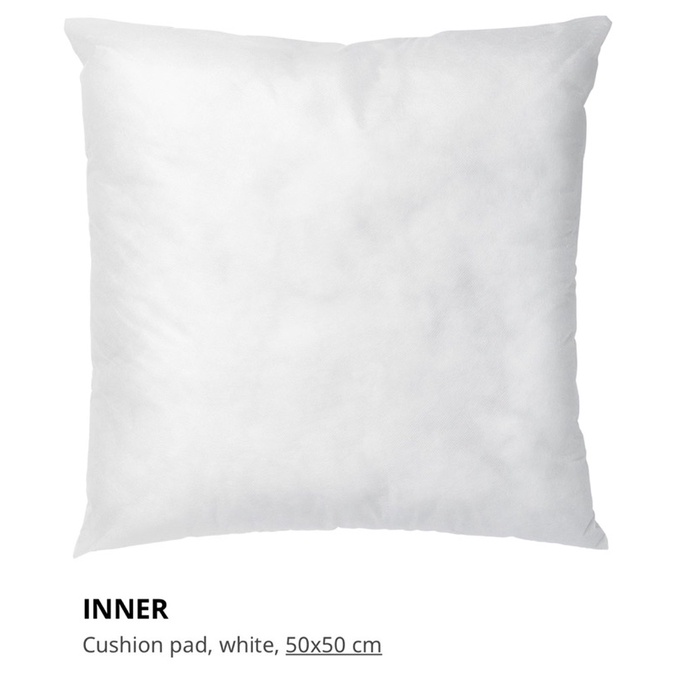 ikea INNER FJADRAR Cushion pad 50x50 cm Shopee Malaysia