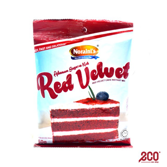 Norainis Red Velvet Cake Instant Mix Flour 150G - 1512 | Shopee Malaysia