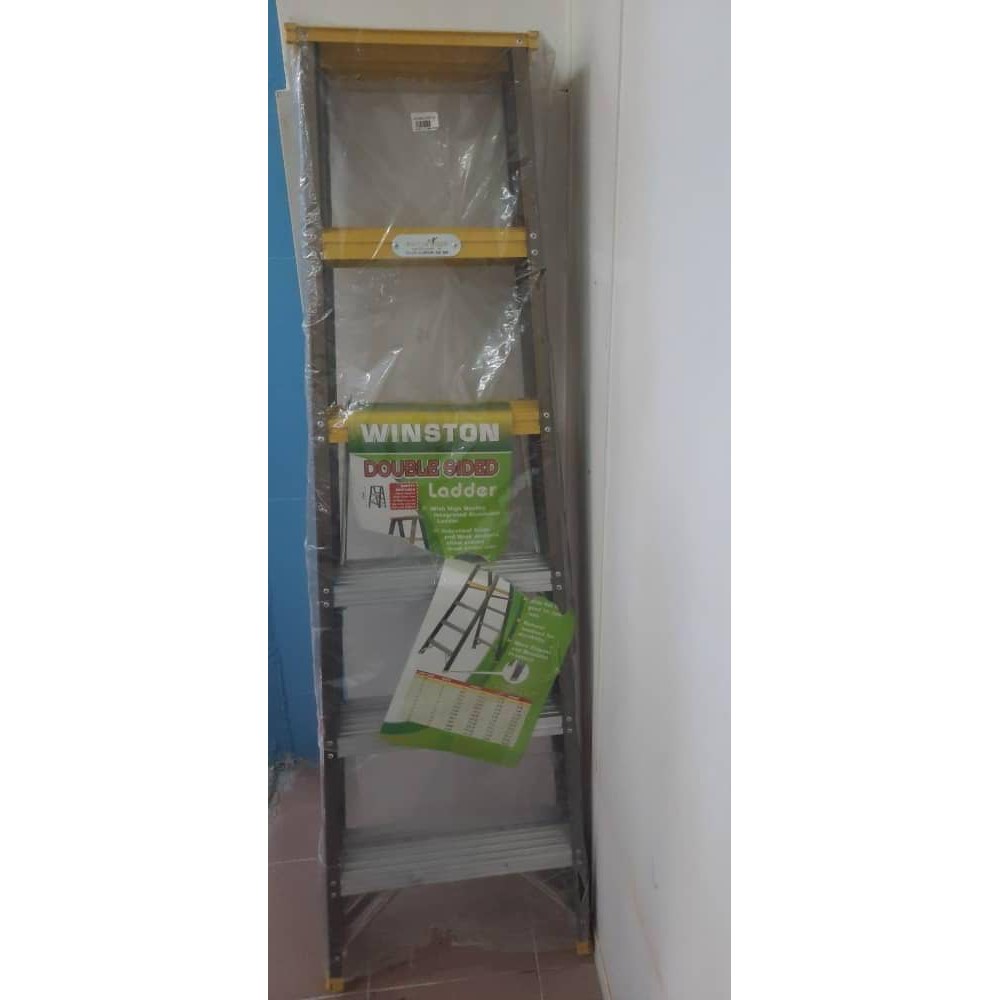 WINSTON DOUBLE SIDE LADDER - ALD06 | Shopee Malaysia