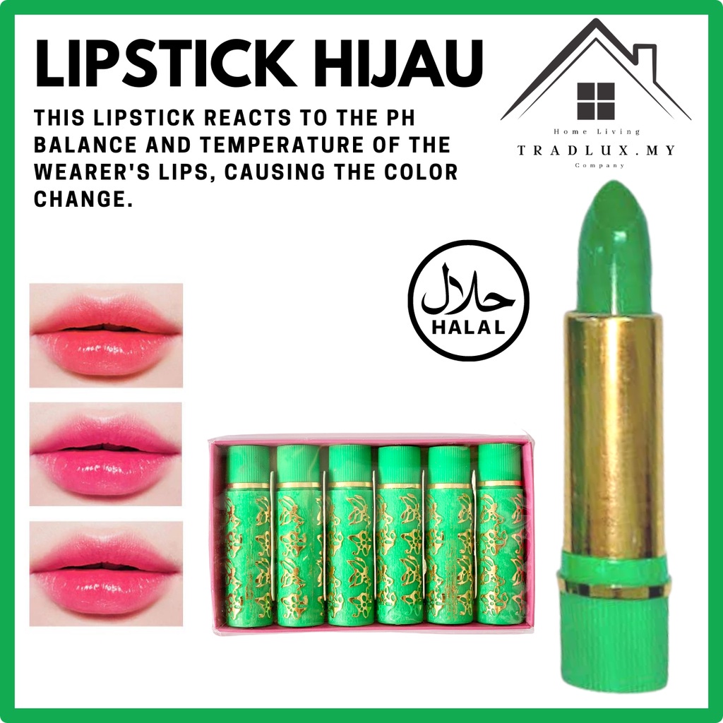 Arabic Hare Green Magic Lipstick / Lip Balm Changing Color(Lipstick