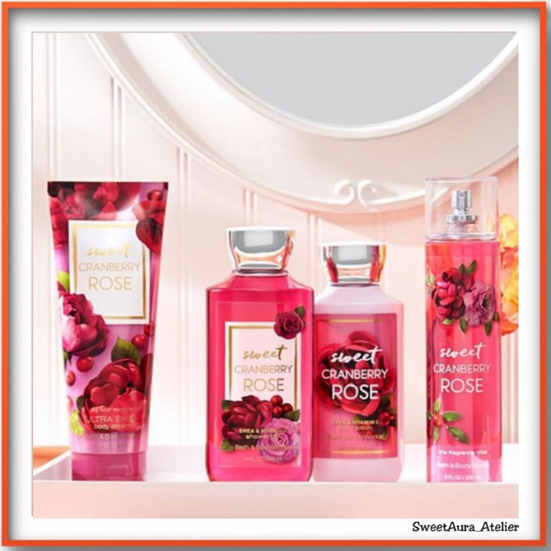 💯 AUTHENTIC Bath & Body Works SWEET CRANBERRY ROSE Fragrance Range