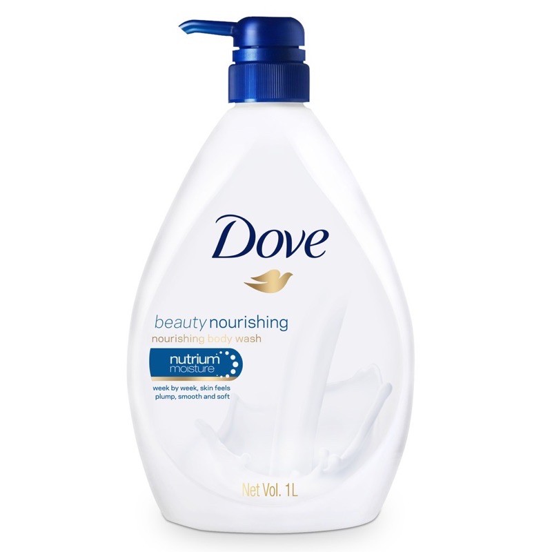 Dove Beauty Moisturising Nourishing Body Wash Shower Cream 1L Shopee