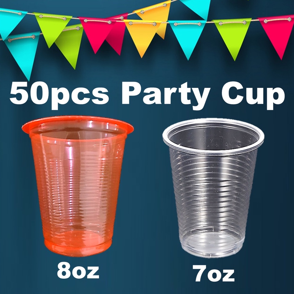 Disposable plastic on sale party cups