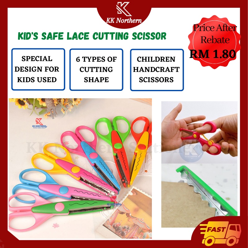 Gunting Corak /Safe Scissor For Kids Safety Scissor Children Scissors