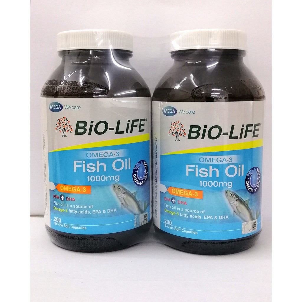BIO-LIFE Omega 3 Fish Oil 200+200's capsules [EXP:12/25] | Shopee Malaysia