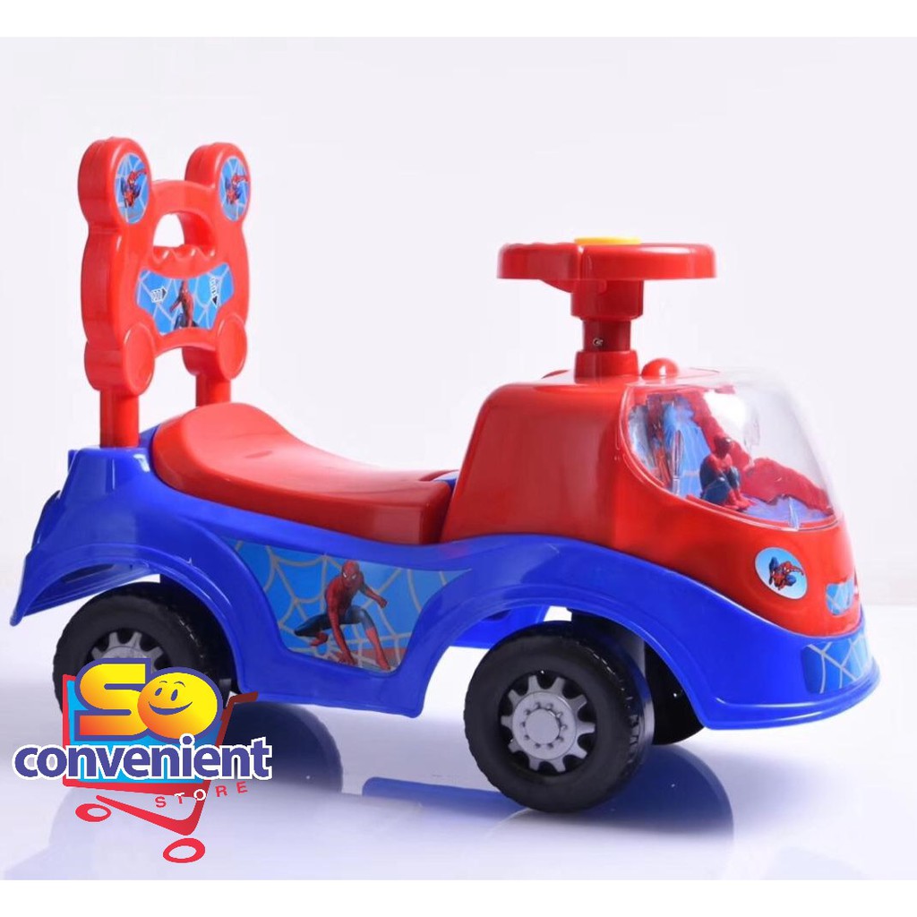 Spiderman ride on car online