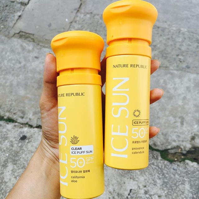 ORIGINAL SUN PUFF spf 50 nature repbulic made in korea | Shopee Malaysia
