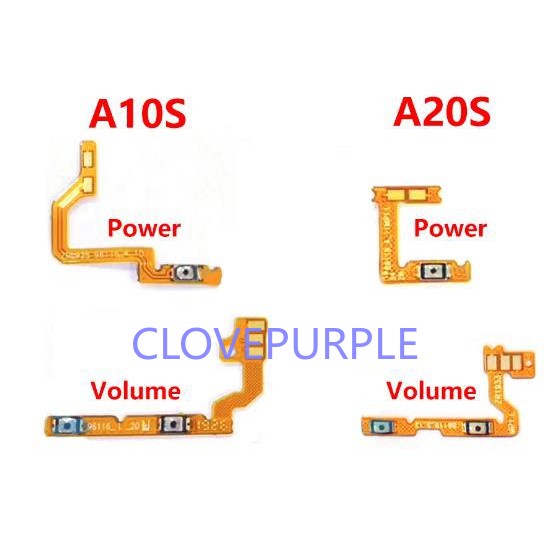 Power On Off Volume Up Down Button Key Switch Flex Cable For Samsung Galaxy A10s A107 Galaxy 1824