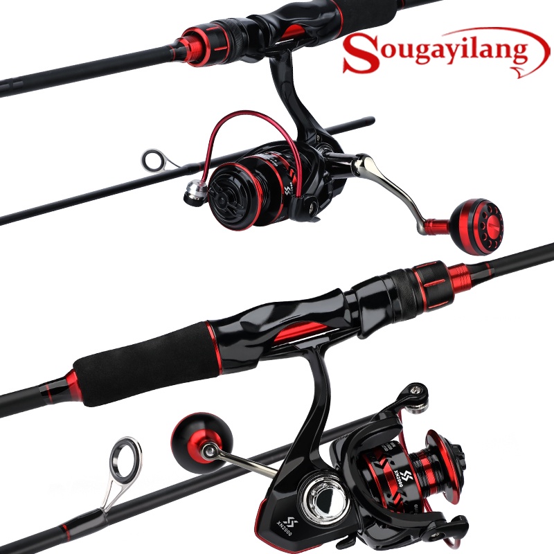 Cheap Sougayilang Spinning Fishing Rod 11+1 BB Fishing Reels