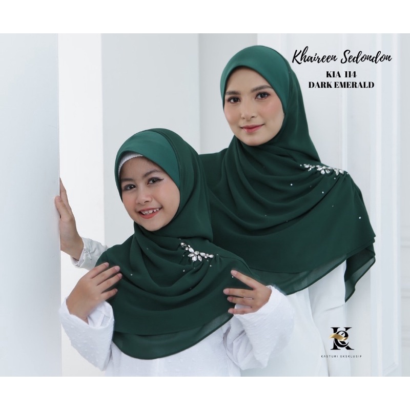 COMBO SET Tudung Sedondon Ibu Dan Anak Tudung Sarung Sedondon Ibu ...