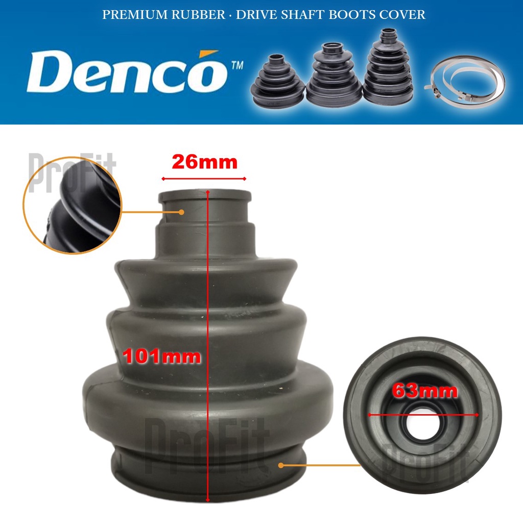1M Warranty BMW E23 / BMW E24 / BMW E28 / BMW E32 / 26mm - 58mm / Denco ...
