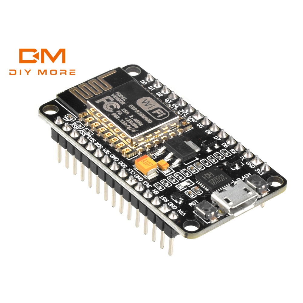 DIYMORE Nodemcu Lua V2.1 ESP8266 ESP-12E WIFI Development Board, Micro ...
