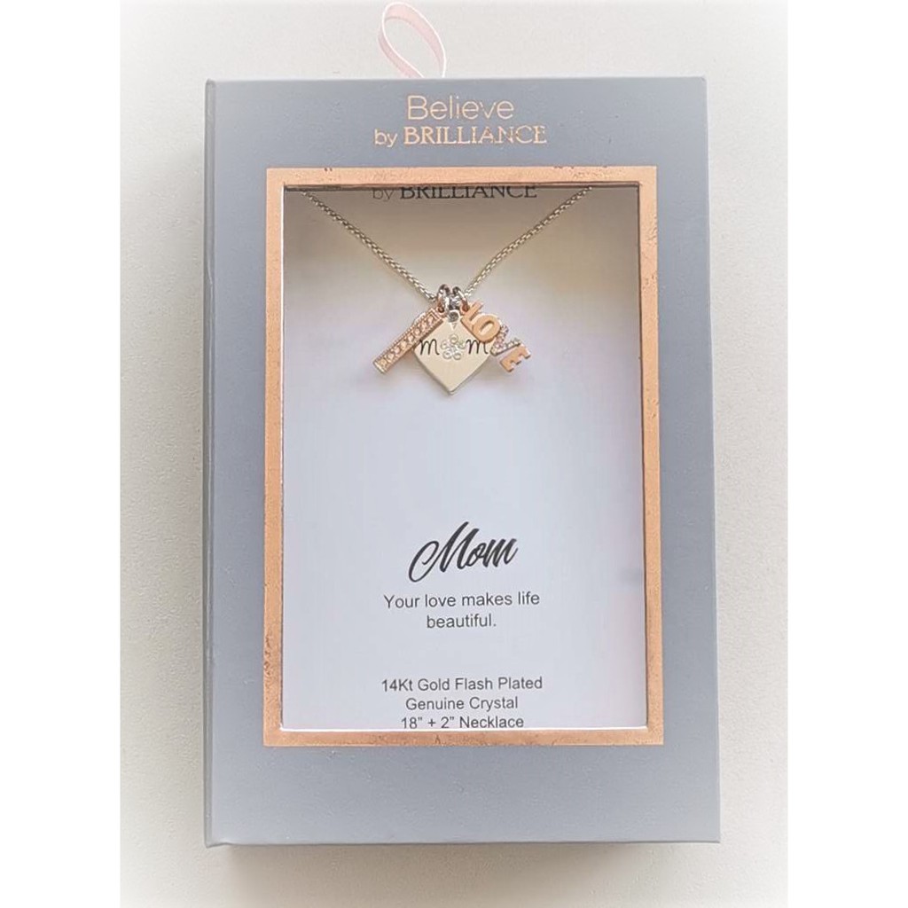Believe by brilliance mom necklace hot sale