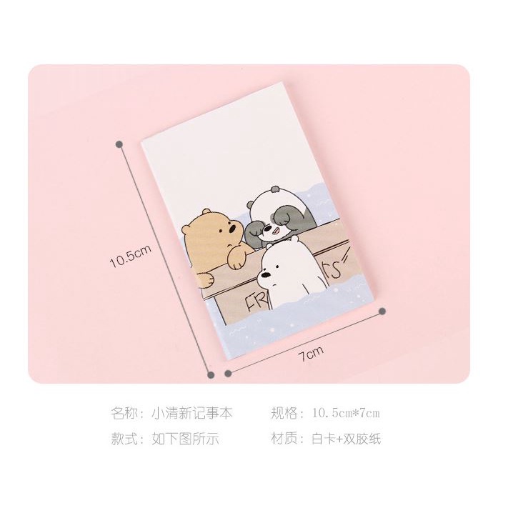 Mini NoteBook Cute Cartoon Diary Pocket Student Stationery Notepad Memo ...
