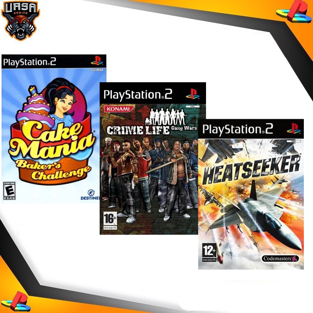 🔥PS2🔥 Cake Mania / Crime Life Gang Wars / Heatseeker READY STOCK | Shopee  Malaysia