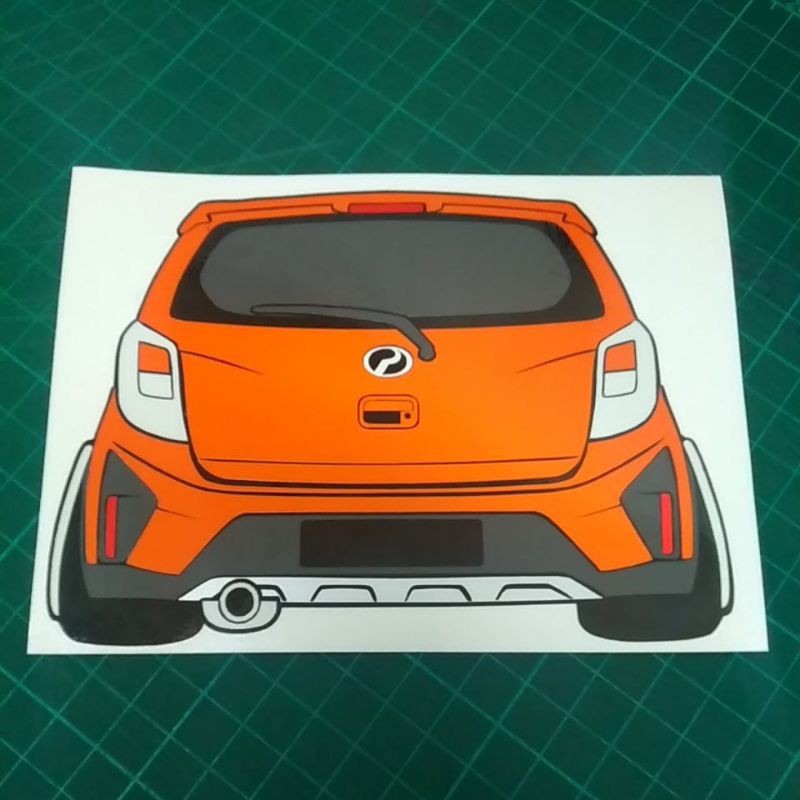 STICKER KERETA PERODUA AXIA STYLE AXIA 2020 | Shopee Malaysia