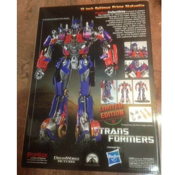 Popbox Collectibles - Transformers 12 Inch Optimus Prime Statue Limited ...