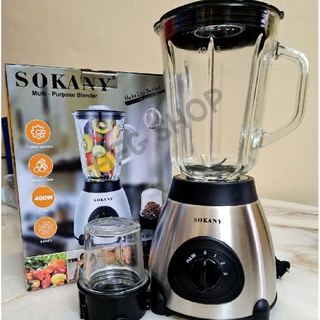 Smoothie Blender with 1.5L Glass Jar, Personal Blenders Combo for Frozen  Fruit Drinks, Sauces 1300W