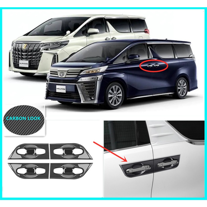 Toyota Alphard / Vellfire 30 2015-2021 Door Handle Bowl Cover Protector ...