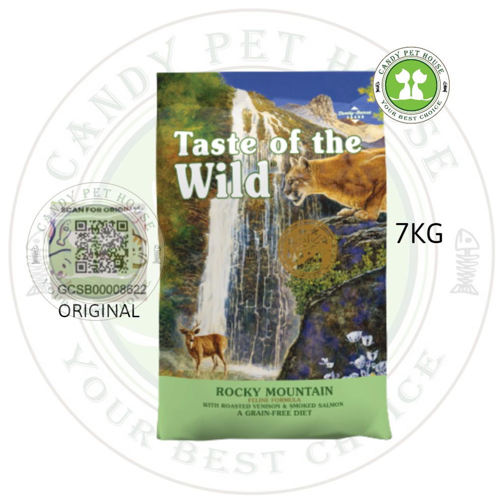 ORIGINAL Taste Of The Wild Rocky Mountain Feline 7kg Big