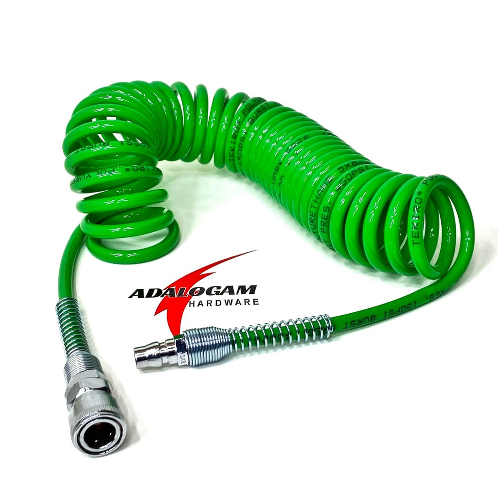 Tekiro Recoil Hose 6 Meters Spiral Compressor Air Hose Shopee Malaysia
