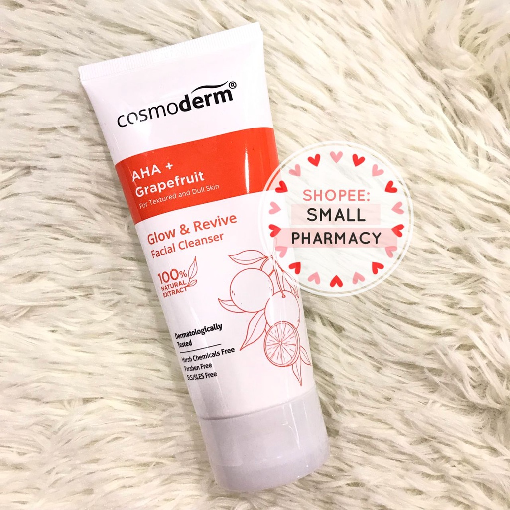 Cosmoderm ( AHA + Grapefruit / Vitamin B5 + Rice Milk / BHA + Green Tea