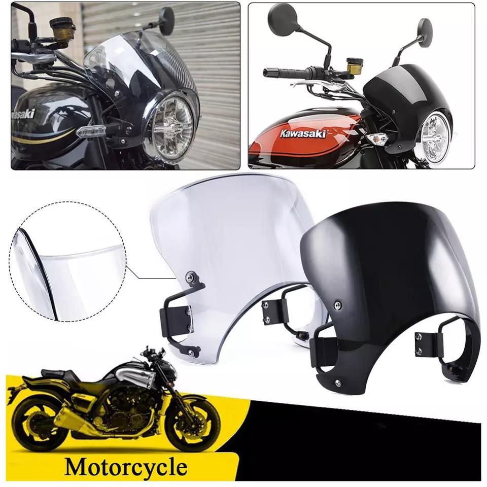 Motorcycle Windscreen Windshield Cafe Racer Fairing Wind Shield