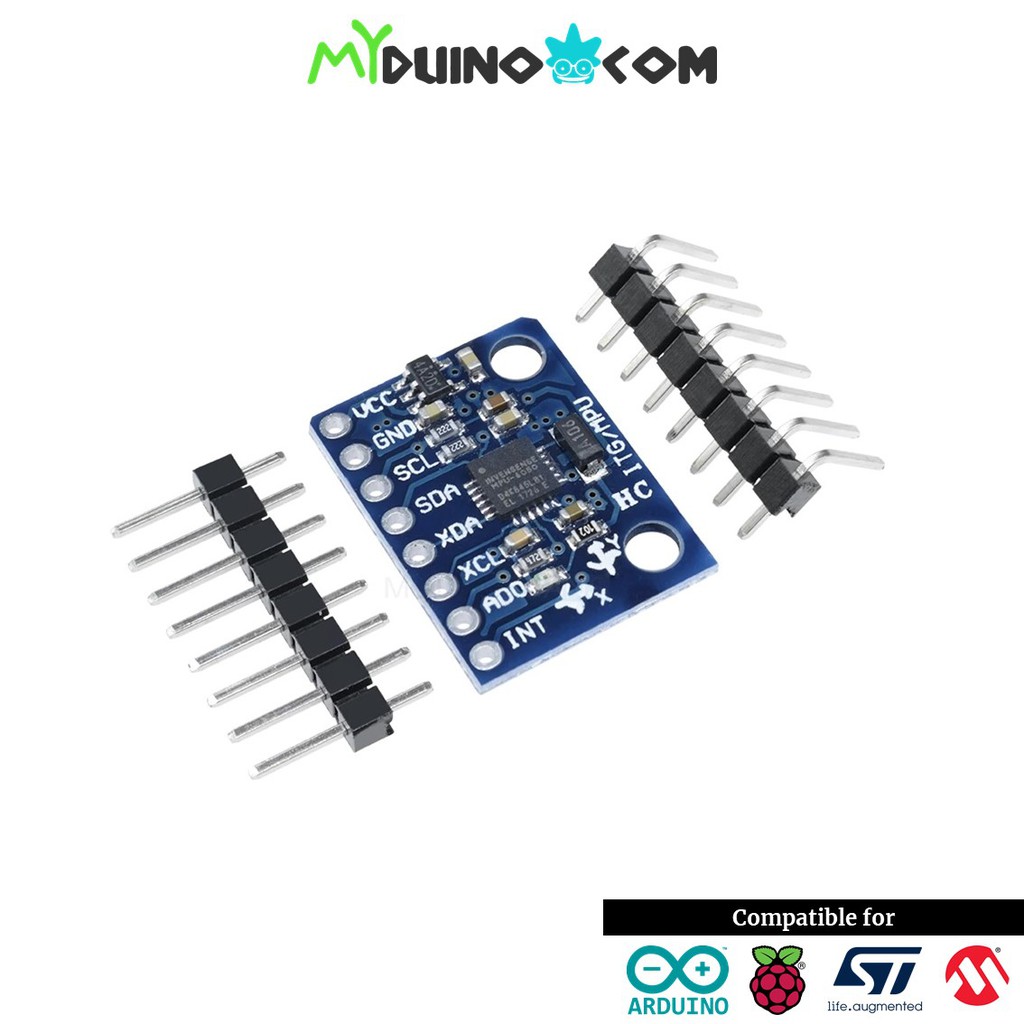 MPU6050 6-DOF IMU Accelerometer and Gyrometer Module Sensor for Arduino ...