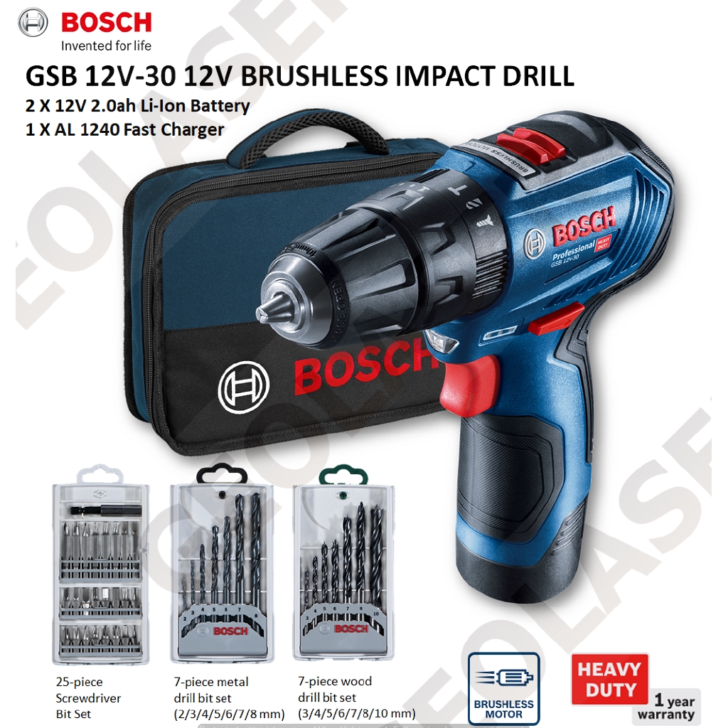 Bosch 12v brushless online hammer drill