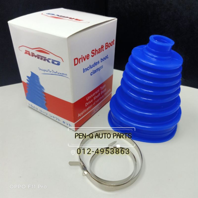 UNIVERSAL OUT DRIVE SHAFT BOOT BLUE SILICON WITH 2 CLIP Shopee Malaysia