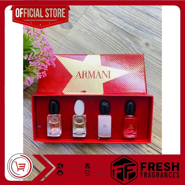 Armani si mini outlet gift set