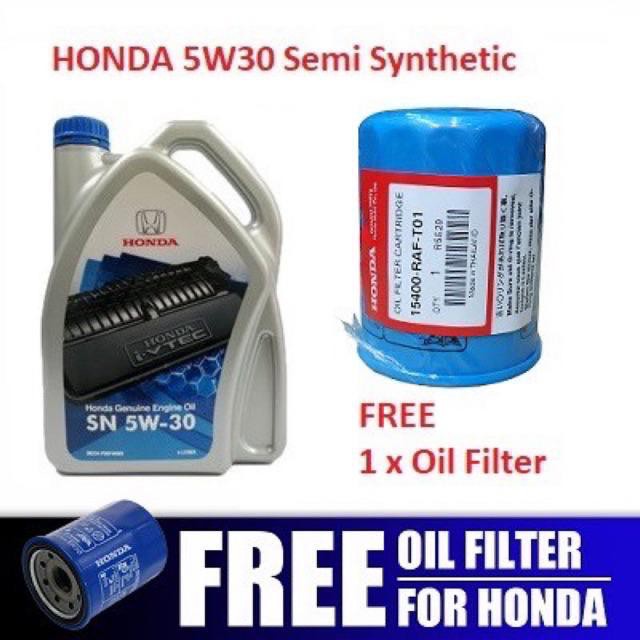 08234P99F4NM9 Honda SN 5W30 semi synthetic engine oil (4 liter) for