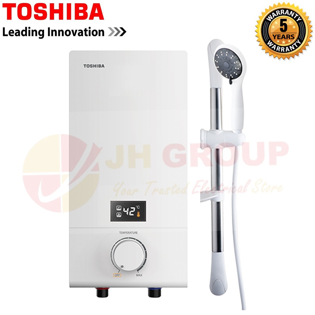 Toshiba Instant Electric Dc Pump Water Heater Digital Display (3800W)  Dsk38Es3Mw | Shopee Malaysia
