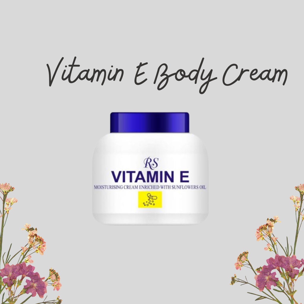 VITAMIN E BODY CREAM WITH SUNFLOWER OIL 200G Shopee Malaysia