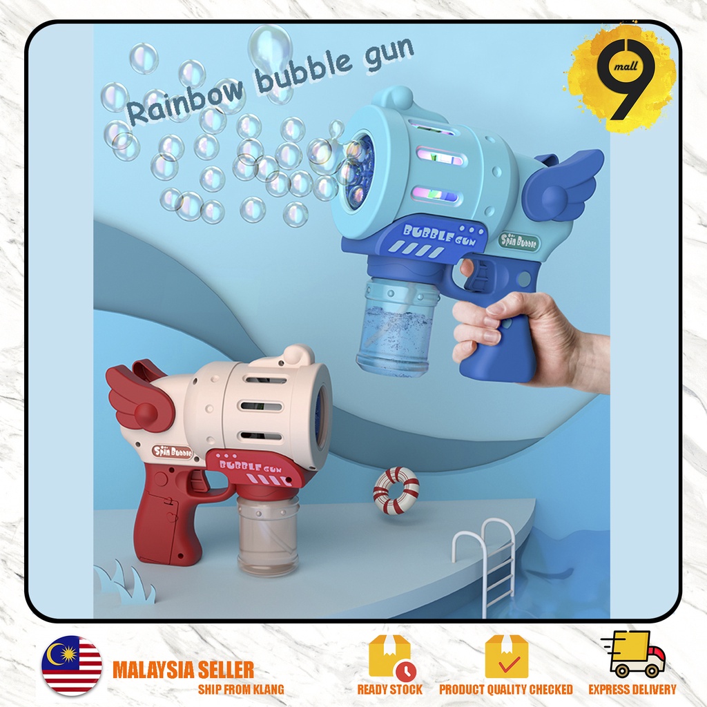 [Ready Stock Malaysia] Automatic Bubble Gun Kid Toy Mainan Kanak-Kanak ...