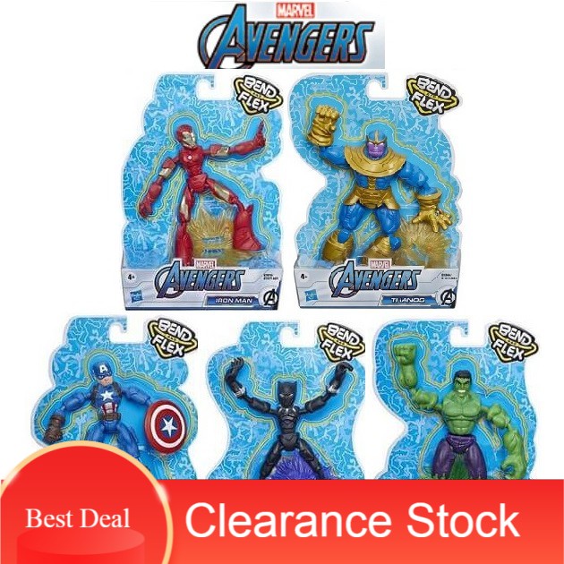 Hasbro Marvel Avengers Bend And Flex Action Figure, 6 Inch Flexible